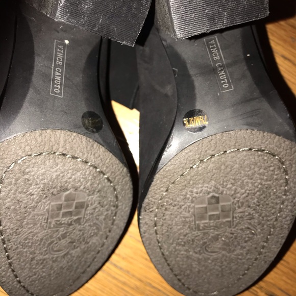 Vince Camuto Hadley Black Suede Ankle Boot 7.5 - Picture 5 of 5